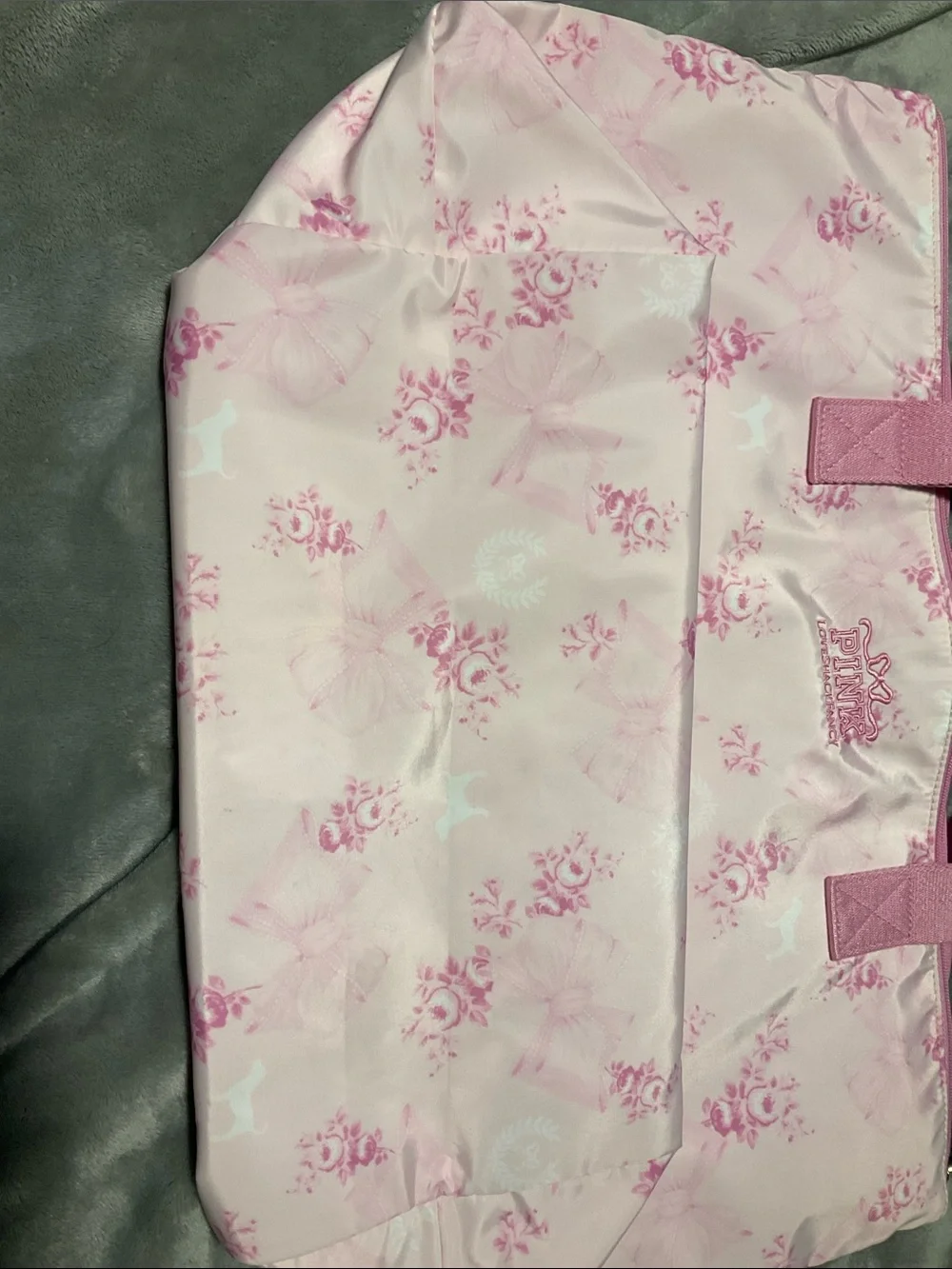 LIKE NEW VS PINK X LOVE SHACK FANCY Tote (MSRP $69) - Picture 2 of 6
